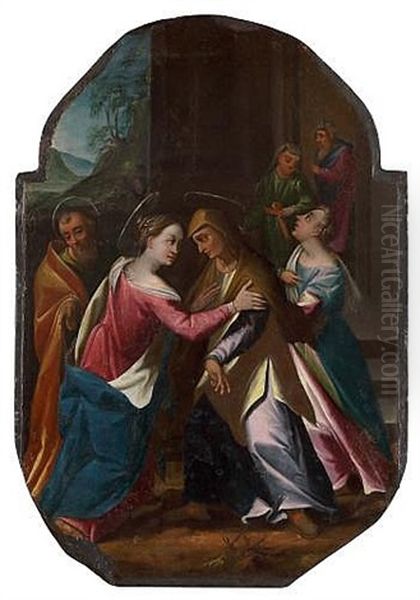 The Visitation by Denys Calvaert