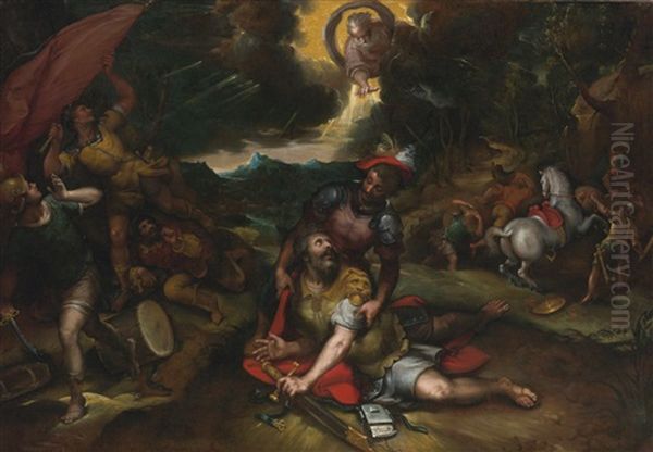 The Conversion Of Saul by Denys Calvaert