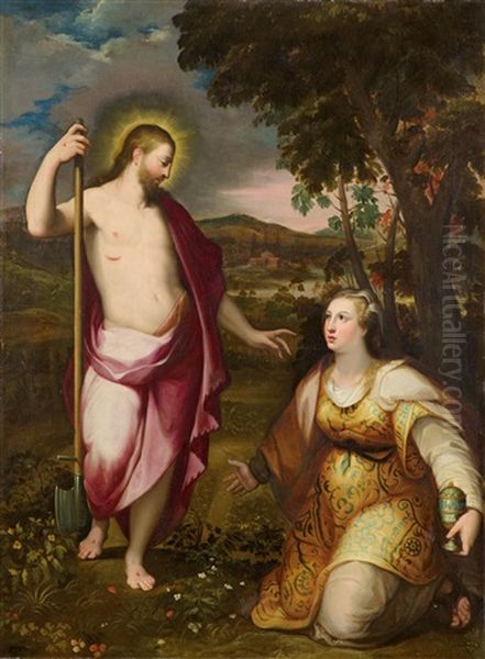 Noli Me Tangere Oil Painting by Denys Calvaert