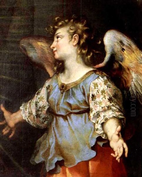 Angel Of The Annunciation Oil Painting by Denys Calvaert