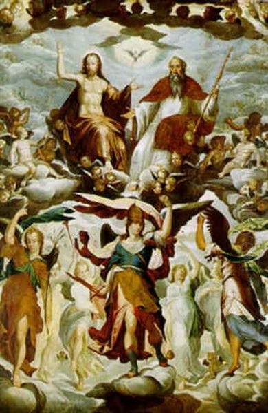 The Last Judgement Oil Painting by Denys Calvaert