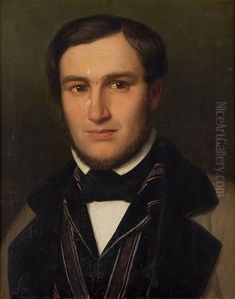 Retrato De Caballero, 1847 by Pelegrin Calve y Roque