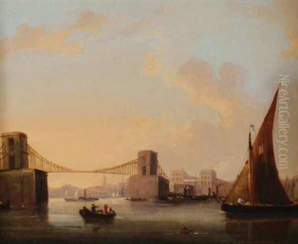 Hungerford Bridge by Frederick Calvert