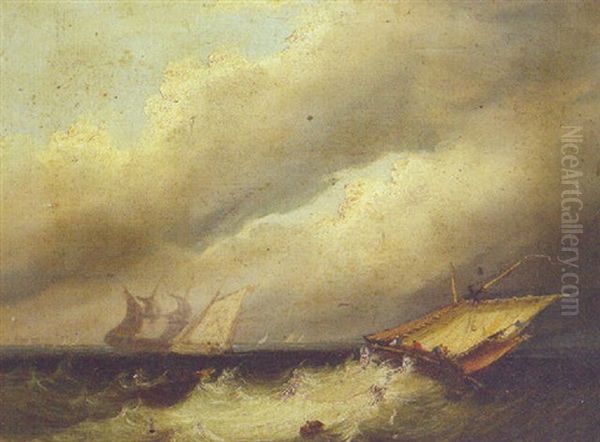 Storm Approaching Oil Painting by Frederick Calvert