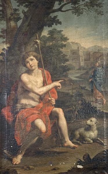 Saint John The Baptist Oil Painting by Jacopo Alessandro Calvi