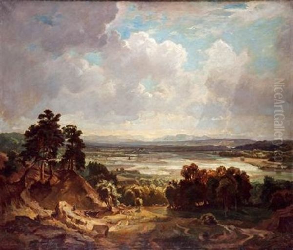 Paisaje Oil Painting by Vicente Camaron y Torra