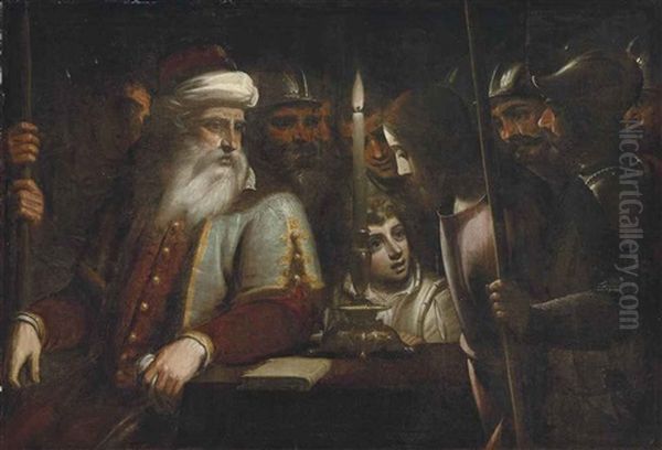 Christ Before Caiaphas by Luca Cambiaso