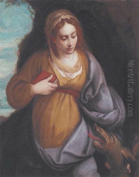 Saint Margaret Oil Painting by Luca Cambiaso