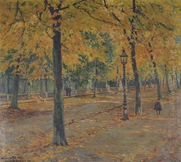 Avenue De Tres Urde Oil Painting by Louis Gustave Cambier