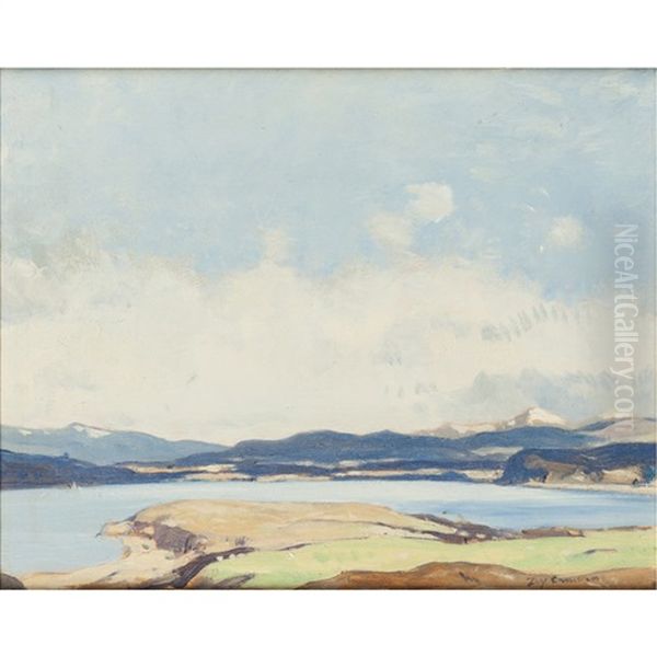 Loch Nell, Argyll Oil Painting by David Young Cameron