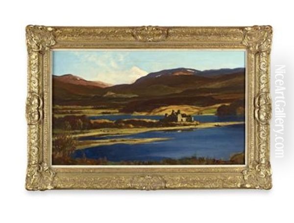 Loch Awe Oil Painting by David Young Cameron