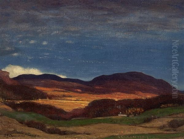 The Braes Of Ben Ledich Oil Painting by David Young Cameron