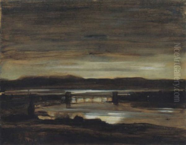 Sketch At Montrose, Angus by David Young Cameron