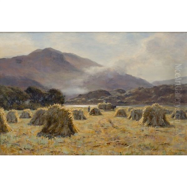 Harvest-time Oil Painting by Duncan Cameron