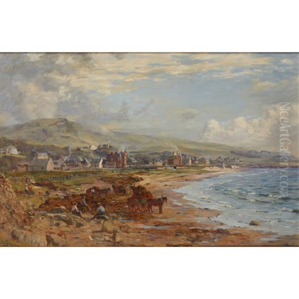 On The Sea-front Largs Oil Painting by Duncan Cameron