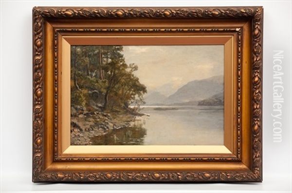 Lochside Study Oil Painting by Duncan Cameron