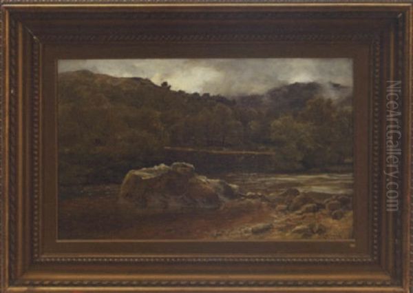 The River Earn - St. Fillans Oil Painting by Duncan Cameron