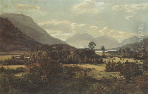 Lower Glencoe Oil Painting by Duncan Cameron