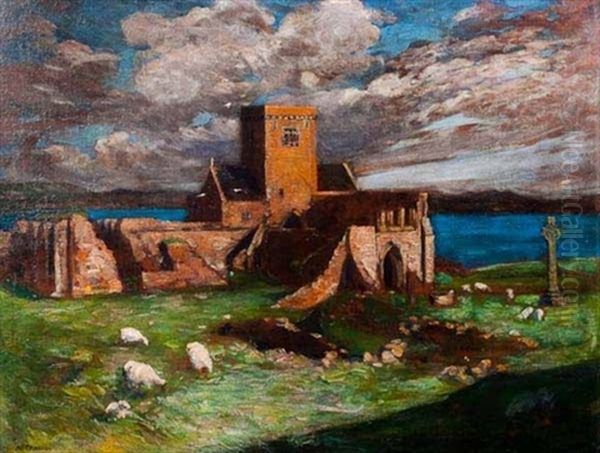 After The Storm, Iona Oil Painting by Mary Cameron