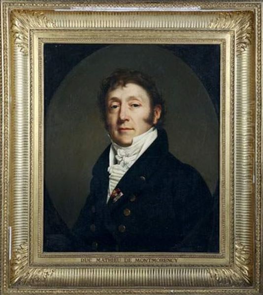 Le Duc Mathieu De Montmorency Oil Painting by Alexandre-Francois Caminade