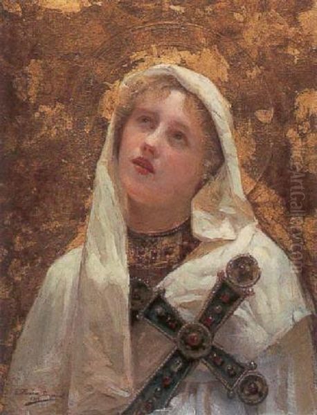 By The Grace Of God Oil Painting by Eugenio Alvarez Dumont