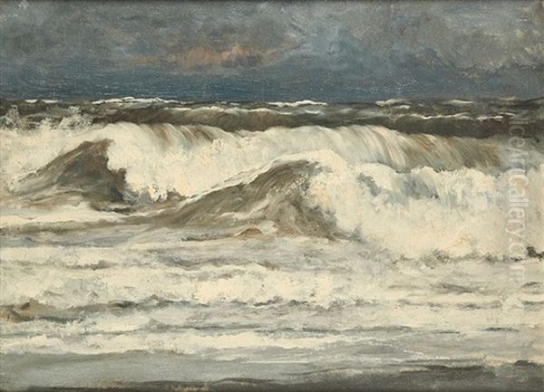 Les Vagues Oil Painting by Camille Van Camp