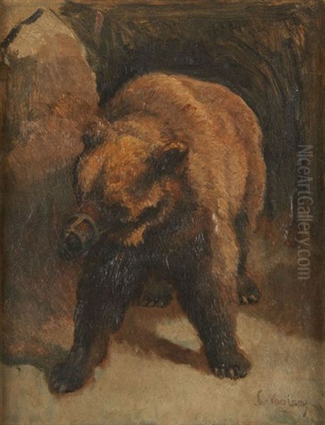 Le Grizzli Oil Painting by Camille Van Camp