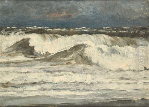 Les Vagues Oil Painting by Camille Van Camp