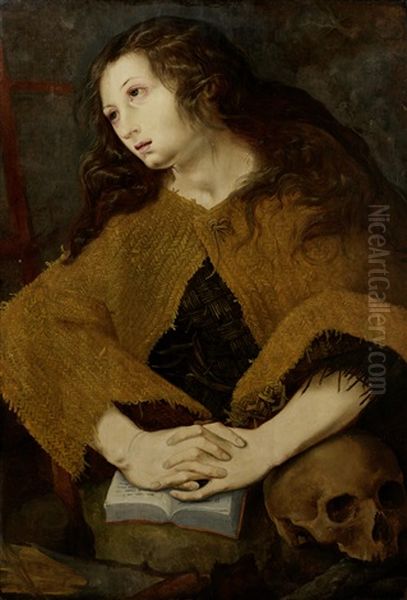 The Penitent Magdalen Oil Painting by Pedro Campana