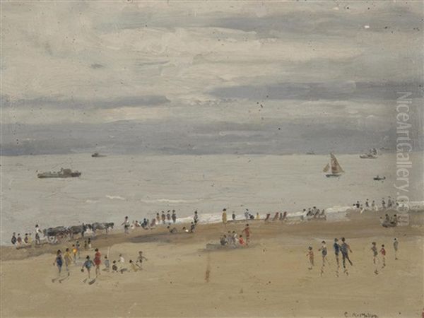 Early Morning, Gorleston Oil Painting by Archibald Campbell