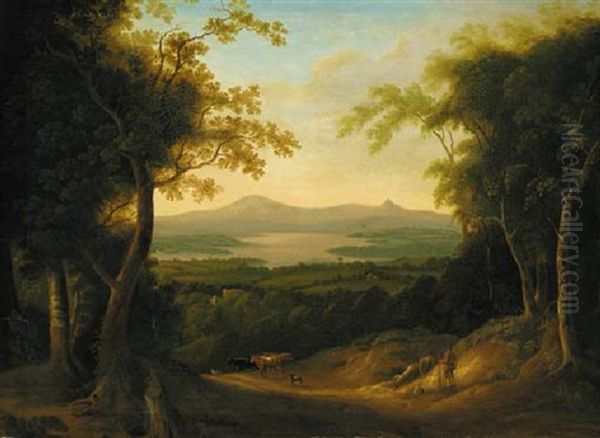 An Extensive Wooded Landscape, Co. Wicklow by John Henry Campbell