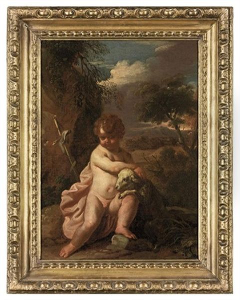 The Infant Saint John The Baptist Oil Painting by Michelangelo di Campidoglio