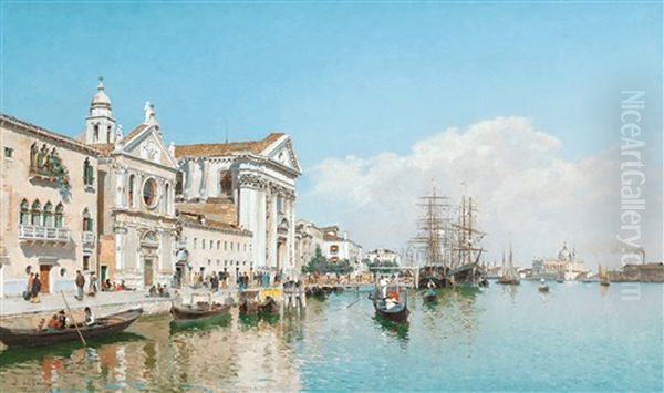 Paesaggio Con Pastori Oil Painting by Federico del Campo