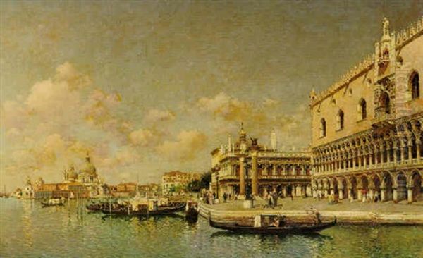 St. Mark's Square, Venice Oil Painting by Federico del Campo