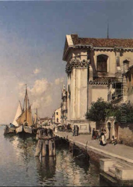 Santa Maria Del Rosario, Or Chiesa Dei Gesuati, Dorsoduro, Venice Oil Painting by Federico del Campo