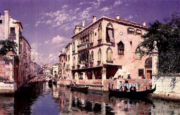 Canal De Tintori Oil Painting by Federico del Campo