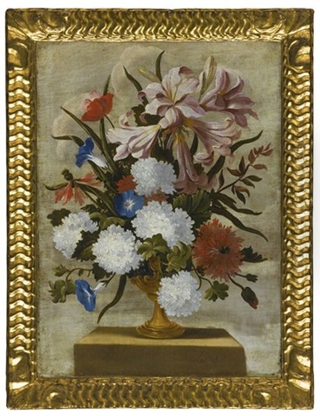 Floral Still Life Oil Painting by Pedro de Camprobin