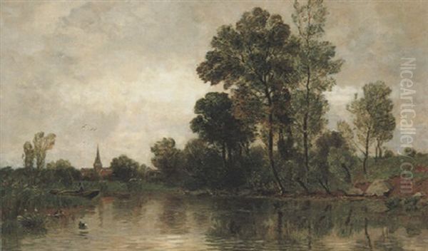 Fluslandschaft by Gilbert Von Canal