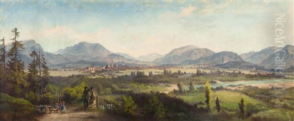 Villach Von Suden Oil Painting by Jakob Canciani