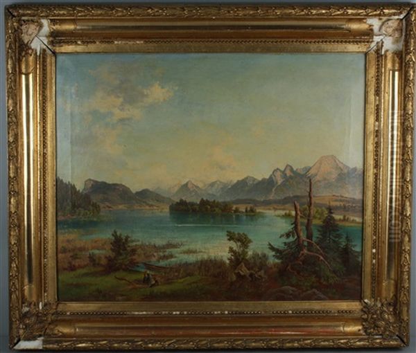 Der Faakersee Mit Dem Mittags Kogel by Jakob Canciani