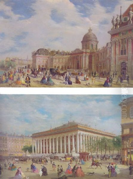 La Petit Palais Oil Painting by Giuseppe Canella I