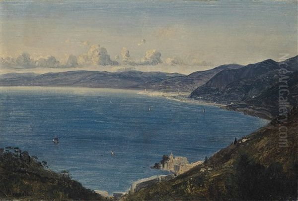 A View Of Amalfi Oil Painting by Carlo Canella