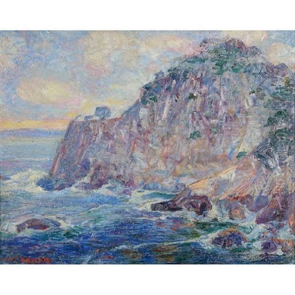 Point Lobos Oil Painting by Jennie Vennerstrom Cannon