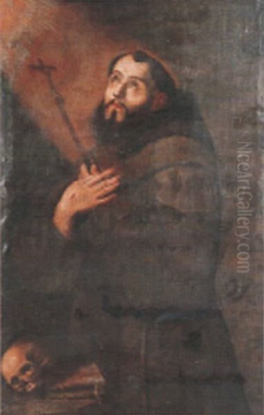 Saint Francois En Priere Oil Painting by Alonso Cano