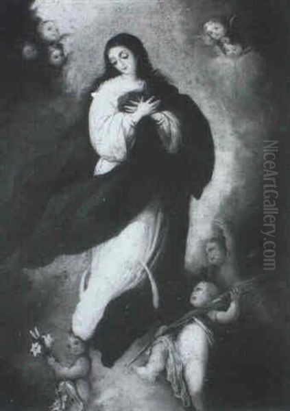 Inmaculada Oil Painting by Alonso Cano