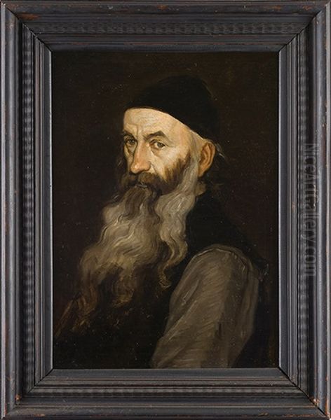 Bearded Jew Oil Painting by Hans Canon