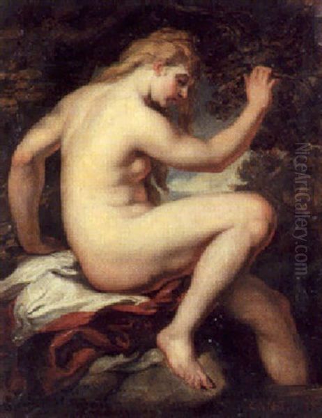 Bather Oil Painting by Hans Canon