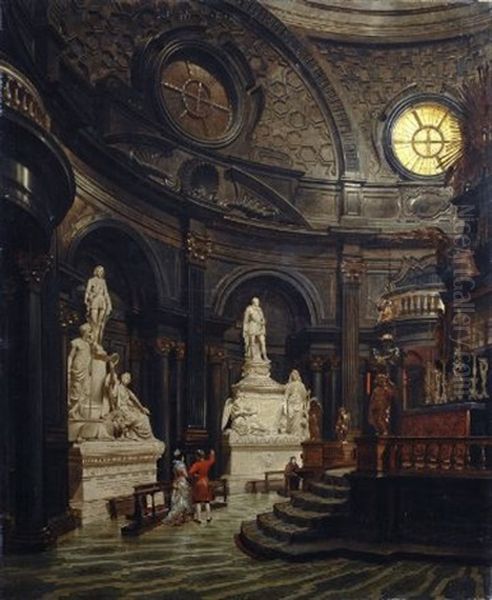 La Cappella Della Sindone Oil Painting by Giacomo Canova