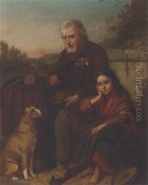 Travelling With Grandad Oil Painting by Johannes Antonius Canta