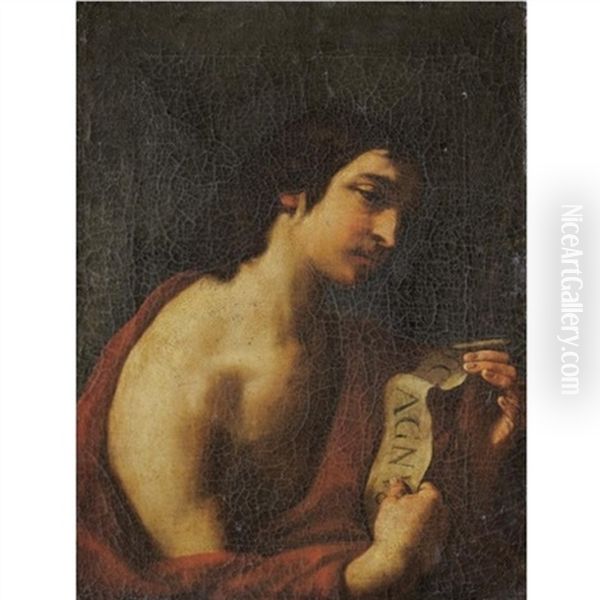 Saint John The Baptist Oil Painting by Simone Cantarini